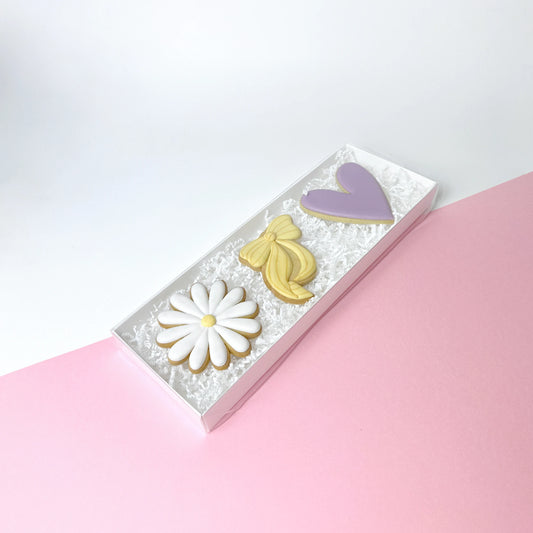 Scatola Bianca Rettangolare con Coperchio Trasparente (10,8x30,5 cm) - Confezione da 5 Pezzi